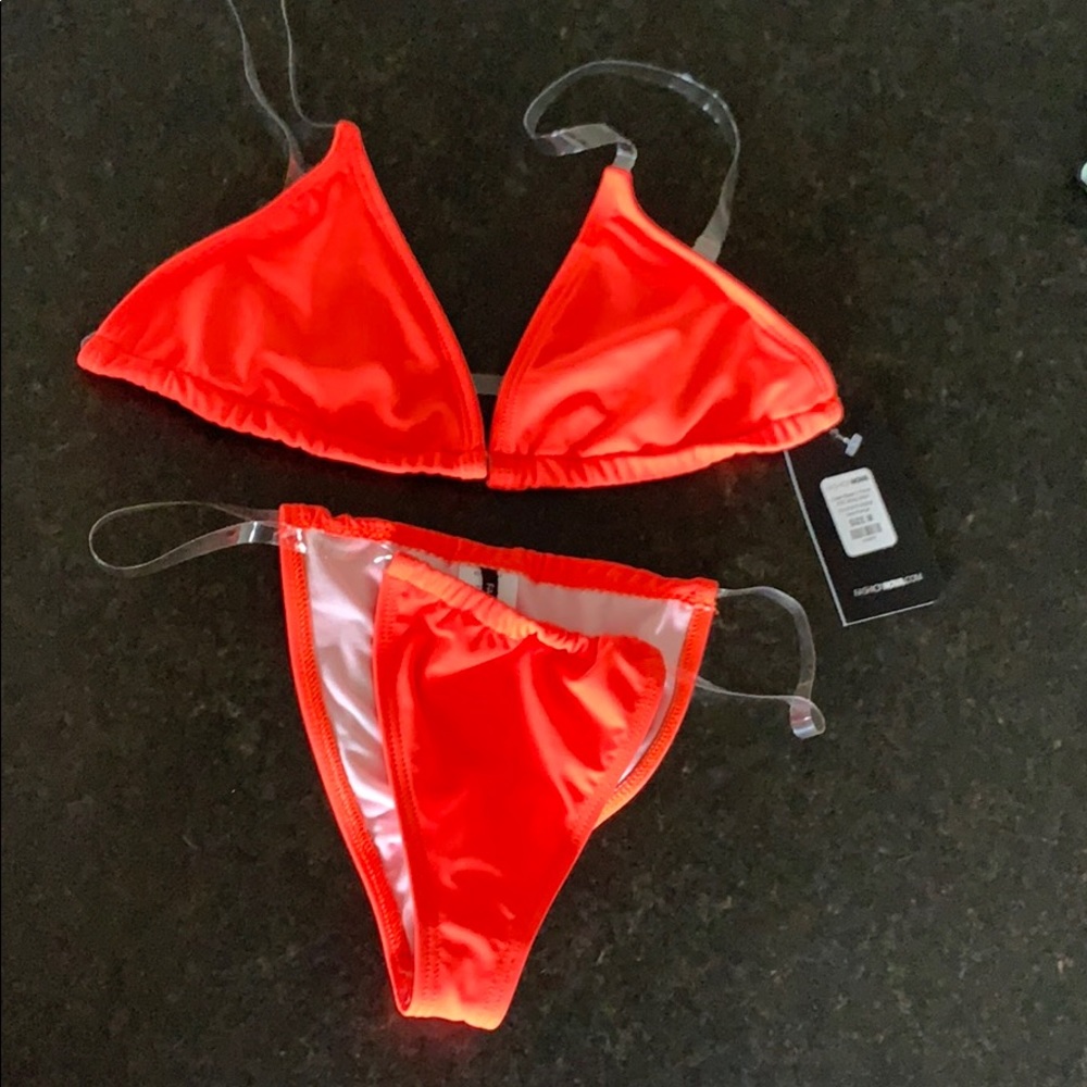 Clear Skies Orange Bikini
